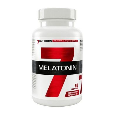 7 Nutrition Melatonin 5mg 60 Kapseln (Besserer Schlaf), hochdosiert