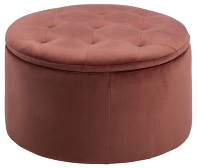 Reece Pouf rot Hocker Puff Sitzpuff Sitzhocker Sitzpouf Bodenkissen Schemel