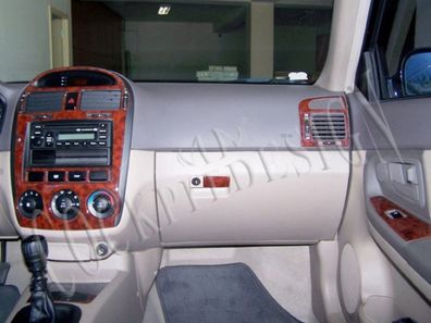 3D Cockpit Dekor für Kia Cerato LX Hatchback Baujahr 05/2004-03/2007 7 Teile