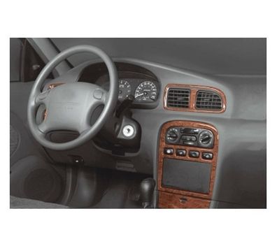 3D Cockpit Dekor für Kia Clarus ab Baujahr 08/1998 14 Teile