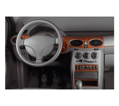 3D Cockpit Dekor für Mercedes A Klasse Baujahr 09/1997-02/2001 12 Teile