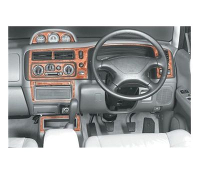 3D Cockpit Dekor für Mitsubishi Pajero Sport Baujahr 11/1998-04/2002 12 Teile