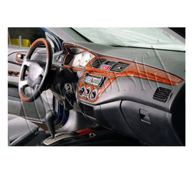 3D Cockpit Dekor für Mitsubishi Lancer Baujahr 06/2002-12/2009 19 Teile