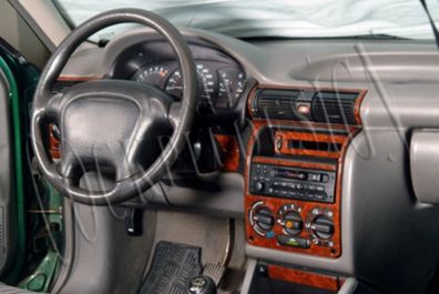 3D Cockpit Dekor für Opel Astra F Baujahr 09/1991-02/1998 16 Teile