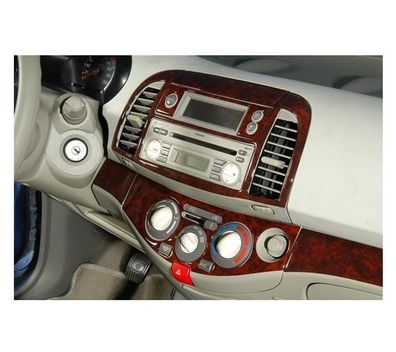 3D Cockpit Dekor für Nissan Micra Baujahr 01/2003-12/2009 11 Teile