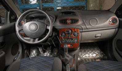 3D Cockpit Dekor für Renault Clio 3 Baujahr 09/2005-08/2012 9 Teile
