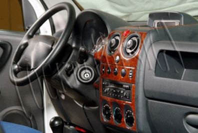3D Cockpit Dekor für Peugeot Partner Baujahr 10/2002-07/2008 11 Teile