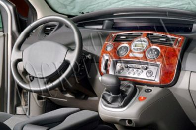 3D Cockpit Dekor für Renault Megane Scenic Baujahr 06/2003-12/2010 7 Teile