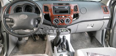 3D Cockpit Dekor für Toyota Hilux Pick-up ab Baujahr 06/2007 5 Teile