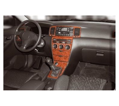 3D Cockpit Dekor für Toyota Corolla Baujahr 06/2004-08/2007 19 Teile
