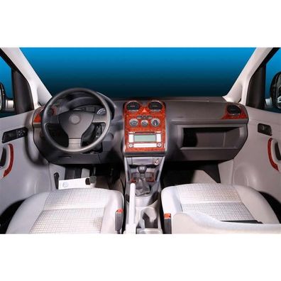 3D Cockpit Dekor für Volkswagen Caddy ab Baujahr 09/2010 18 Teile