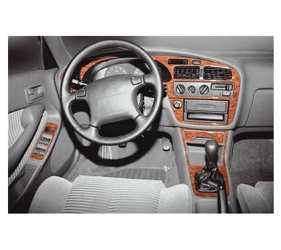 3D Cockpit Dekor für Toyota Camry Baujahr 01/2003-12/2006 18 Teile