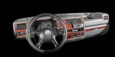 3D Cockpit Dekor für Volkswagen Transporter T4 Baujahr 01/1996-08/1998 20 Teile
