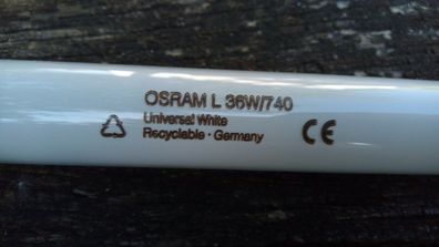 120 121 cm Länge aktuelles Osram Modell ersetzt Osram L 36w/740 Cool White