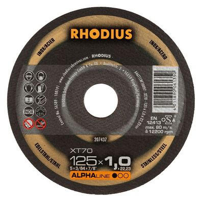 Rhodius Trennscheibe XT 70 125 x 1 mm 50 Stück