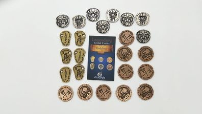 Legendary Metal Coin Set Goblin - Metall Münzen Goblin (24 Stück)