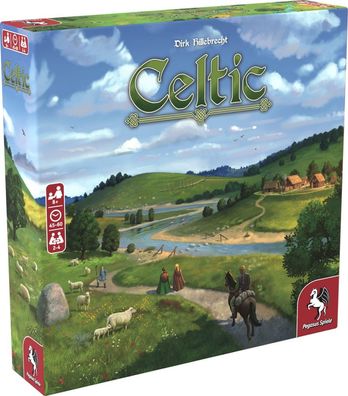 Celtic Brettspiel Familienspiel 2-4 Spieler (deutsch/ englisch) Pegasus 51978G