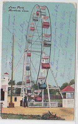 62102 Ak Hartford Conn. Luna Park Riesenrad 1911