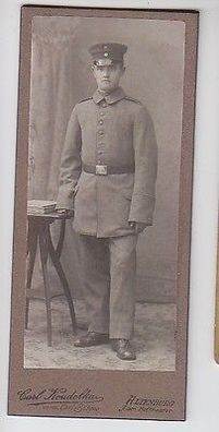 15154 Kabinettfoto Altenburg Soldat in Uniform um 1910