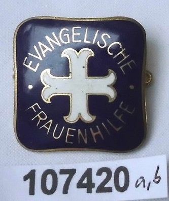 emailiertes Mitgliedsabzeichen Evangelische Frauenhilfe um 1930