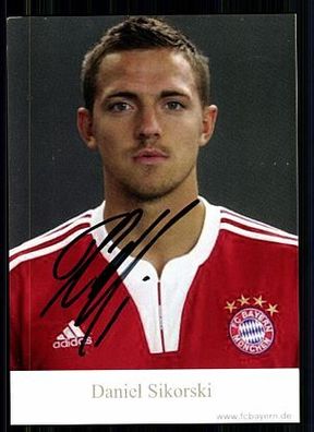Daniel Sikorski Bayern München II 2009-10 Autogrammkarte Original Signiert