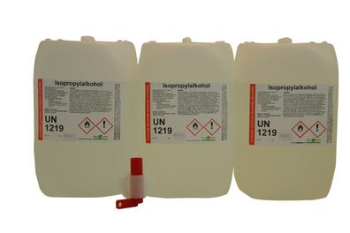 Isopropylalkohol 99,9% 30 Liter + Auslaufhahn - IPA - 3 x 10 Liter Isopropanol