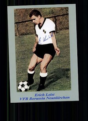 Erich Leist Borussia Neunkirchen TOP Foto Original Signiert + A 61558
