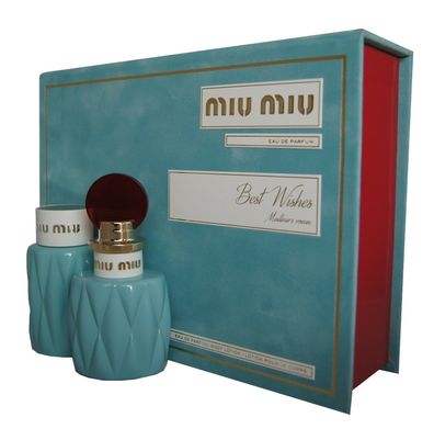 miu miu Eau de Parfum 50ml. & Perfumed BODY LOTION 100ml.