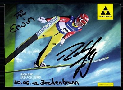 Richard Freitag Autogrammkarte Original Signiert Skispringen + A 61667