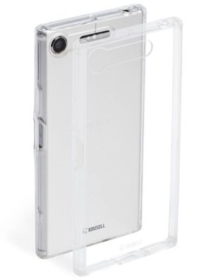 Krusell Cover Klar HardCase Schale SchutzHülle Tasche für Sony Xperia XZ1