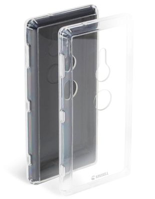 Krusell Cover Klar HardCase Schale SchutzHülle Tasche für Sony Xperia XZ2