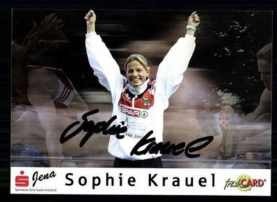 Sophie Krauel Autogrammkarte Original Signiert Leichtathletik + A 61798