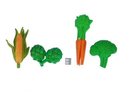 35x Gemüse Obst Miniblings Kaufmannsladen Lebensmittel Figur Essen Apfel Banane