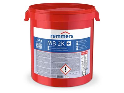 Remmers Multi Baudicht 2K+ 25 KG Dichtschlämme Abdichtung Bitumenabdichtung