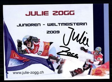 Julie Zogg Autogrammkarte Original Signiert Skialpine + A 61712