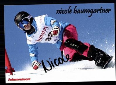 Nicole Baumgartner Autogrammkarte Original Signiert Skialpine + A 61714