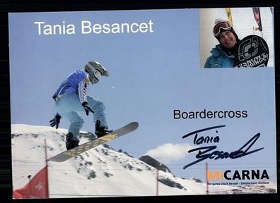 Tania Besancet Autogrammkarte Original Signiert Skialpine + A 61715
