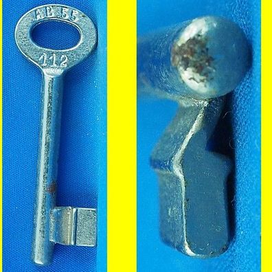 Börkey Chubb Einsteckschloss Schlüssel / Serie 55 Profil 112 / System Küpper & Kauls