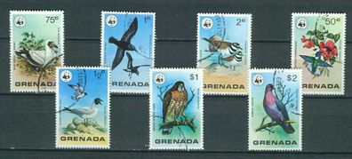 Grenada Mi 881 - 887 gest Vögel mot3870