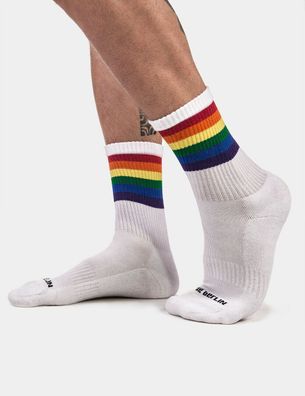 barcode Berlin Pride Half Socks Herren Socken weiß 91741/200 gay sexy Blitzversand