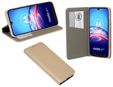 cofi1453® Buch Tasche "Fancy" kompatibel mit Motorola MOTO E6s Handy Hülle Etui ...