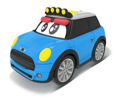 BB Junior Laugh & Play Spielzeugauto "Mini Cooper" (13,5cm, blau) Auto Kinder