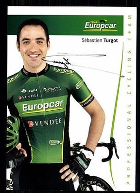 Sebastien Turgot Autogrammkarte Original Signiert Radfahren + A 61955