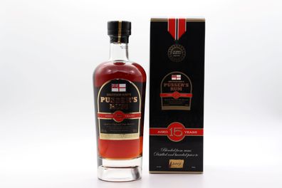 Pussers Navy Rum 15 Jahre Nelson's Blood 0,7 ltr.