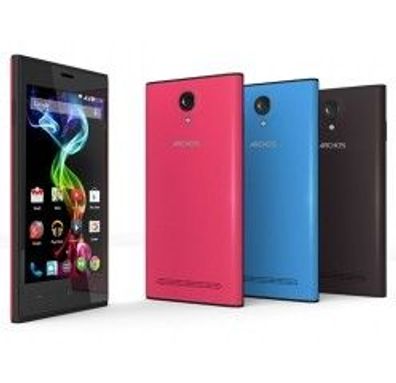 Archos 45c Platinum Smartphone mit mehrere farbige Backcover im Lieferumfang