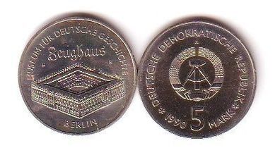 DDR Gedenk Münze 5 Mark Berlin Zeughaus 1990