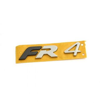 Original Seat FR 4 Schriftzug Logo Heckklappe Formula Racing Tuning Emblem grau