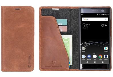 Krusell Folio Wallet Tasche Smart SchutzHülle Case Cover für Sony Xperia XA2