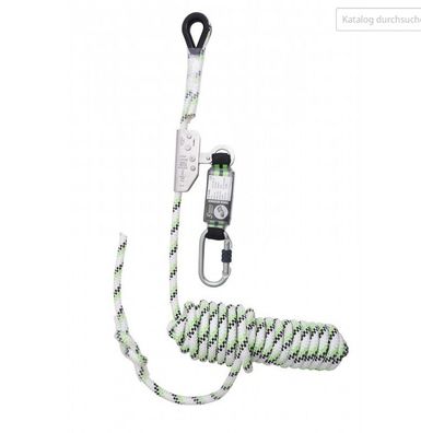 Profi 12mm Seilbremse inkl Falldämpfer inkl. Seil 10m Absturzsicherung EN353-2