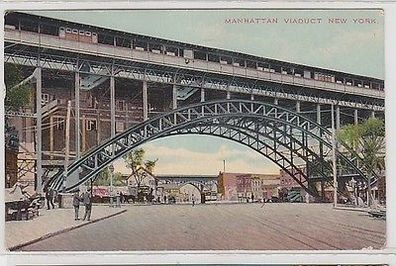 61990 Ak New York USA Manhattan Viaduct 1910